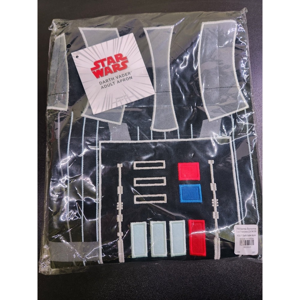 Williams Sonoma Star Wars Darth Vader Adult Apron Black One Size